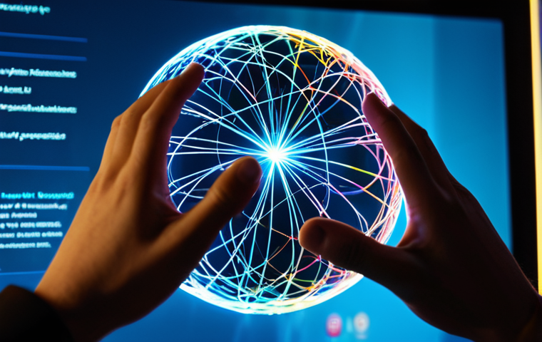 약한 연결을 활용한 온라인 네트워킹 팁 - **Prompt:** A dynamic, sprawling digital city at night, viewed from a slightly elevated perspective....