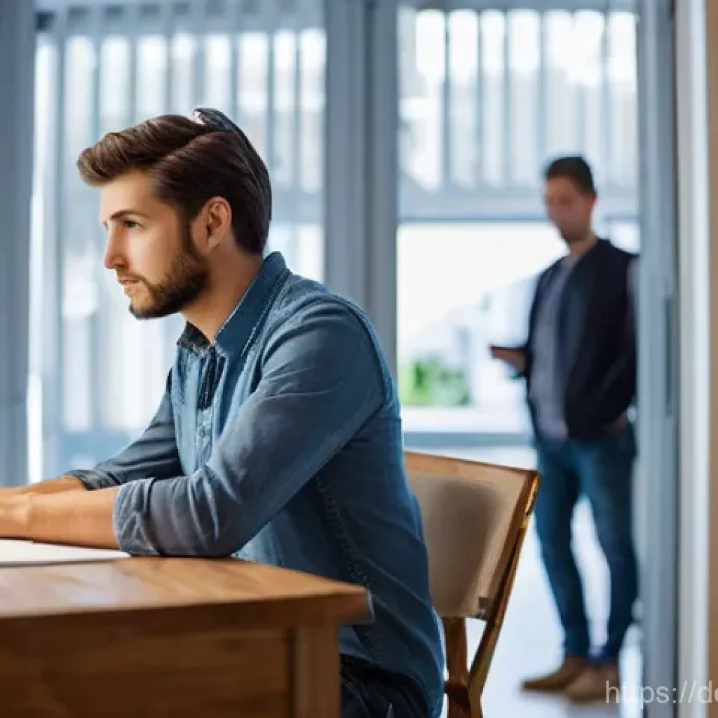 약한 연결의 전략적 활용 및 사례 - **Prompt:** "A diverse group of professionals from various fields (e.g., a tech developer, a marketi...