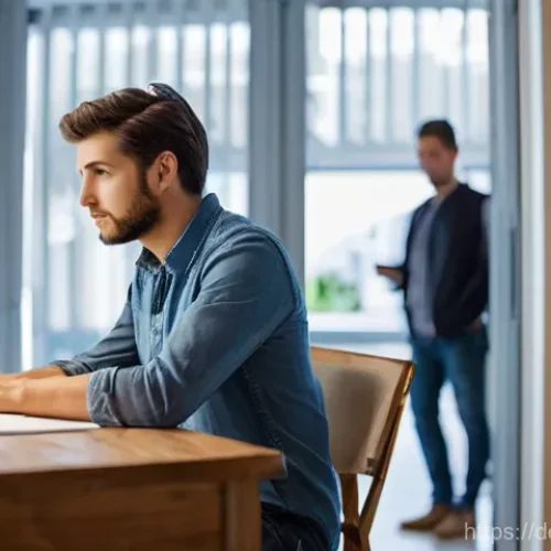 약한 연결의 전략적 활용 및 사례 - **Prompt:** "A diverse group of professionals from various fields (e.g., a tech developer, a marketi...