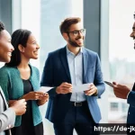 약한 연결을 통한 비즈니스 기회 창출 방법 - **Image Prompt 1: The Serendipitous Networking Event**
    A vibrant, diverse group of adult profess...