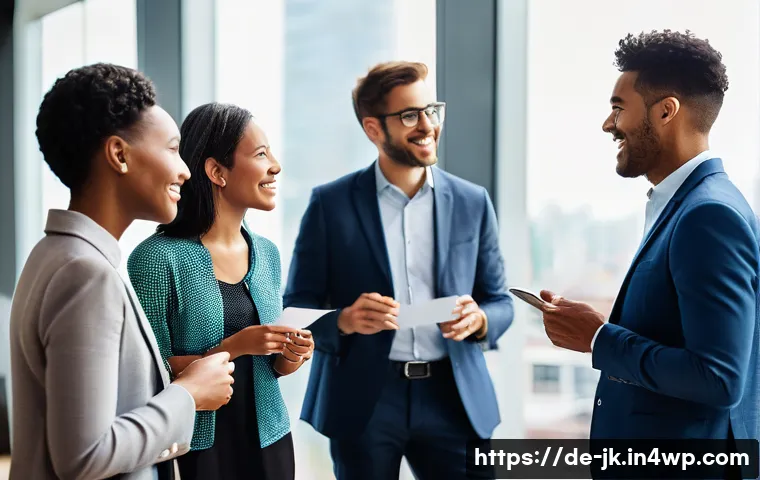 약한 연결을 통한 비즈니스 기회 창출 방법 - **Image Prompt 1: The Serendipitous Networking Event**
A vibrant, diverse group of adult profess...