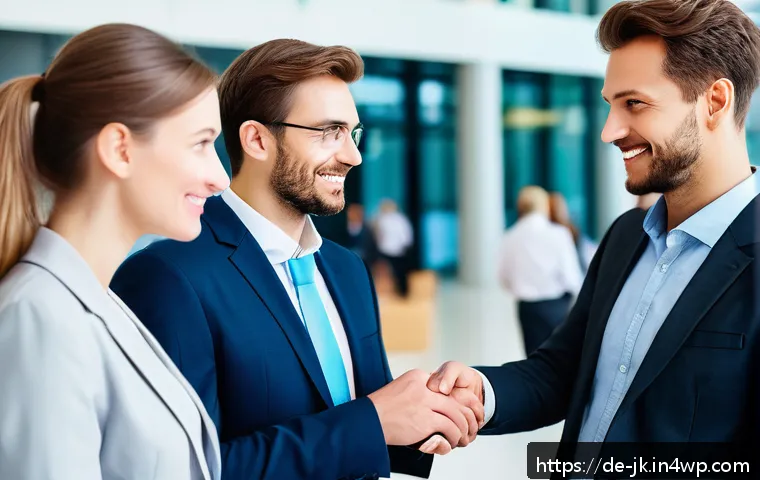 약한 연결을 통한 시장 조사 접근법 - A modern business conference scene in a bright, spacious convention center in Germany, featuring div...